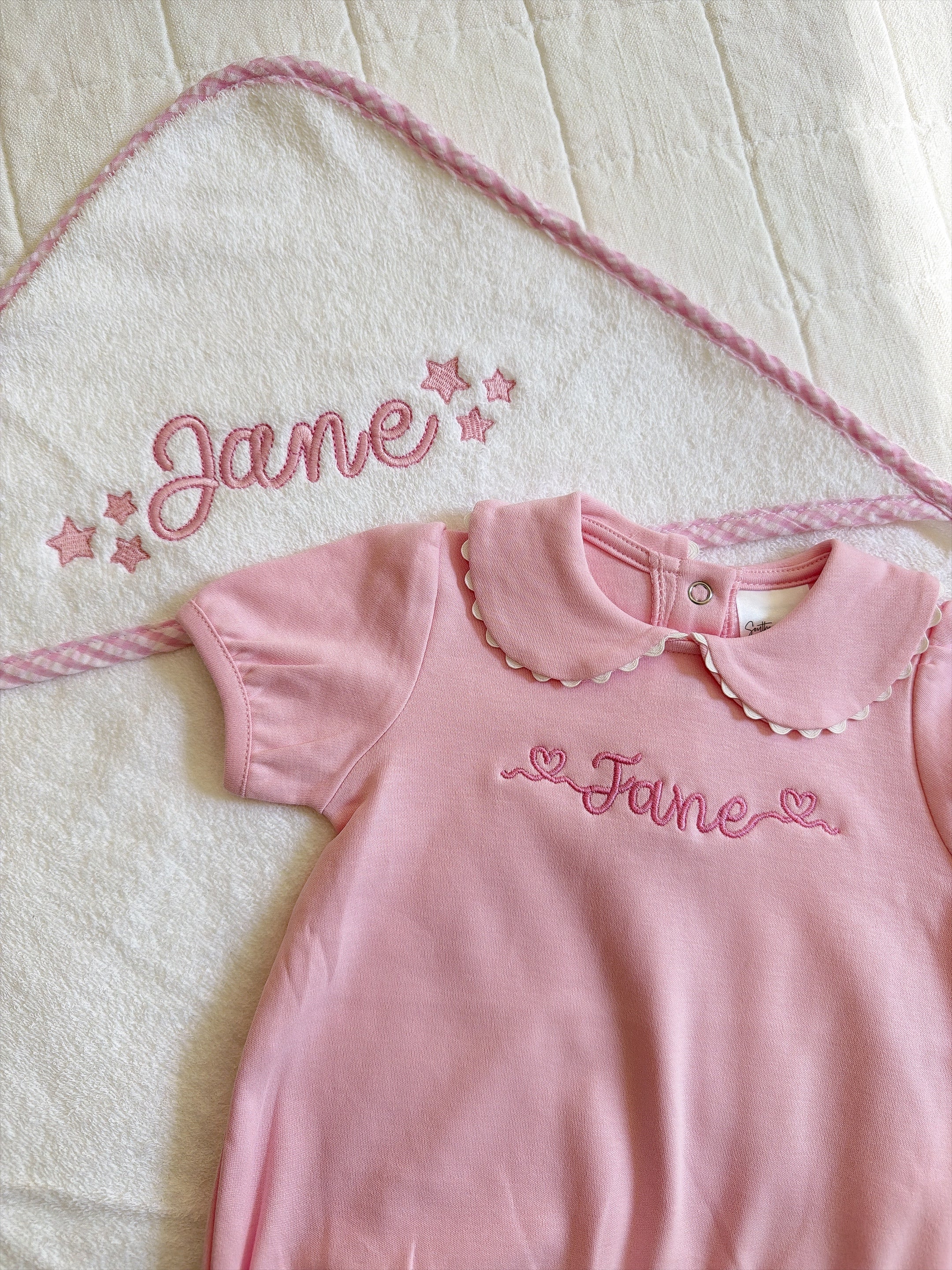Scalloped Long Sleeved Collared Bubble