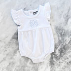 Flutter Sleeve Bubble with Picot Trim