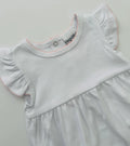 Flutter Sleeve Bubble with Picot Trim