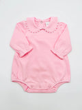 Scalloped Long Sleeved Collared Bubble