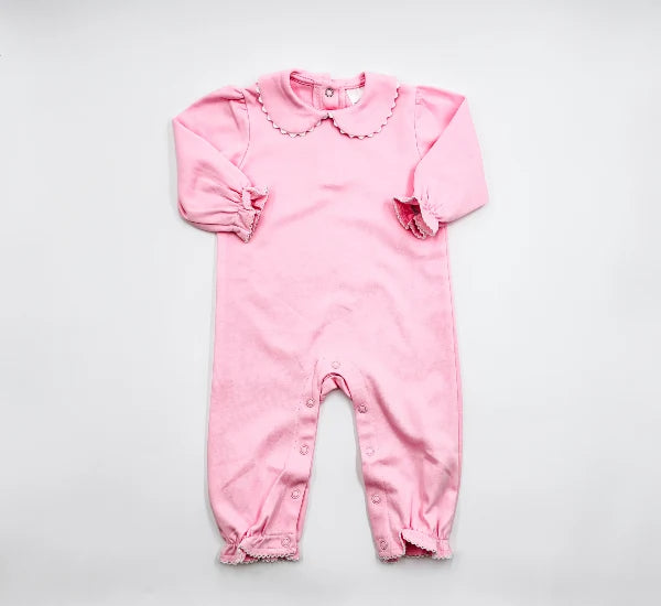 Scalloped Collared Romper