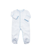 Button Front Organic Cotton Footie