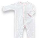 Button Front Organic Cotton Footie