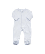 Button Front Organic Cotton Footie
